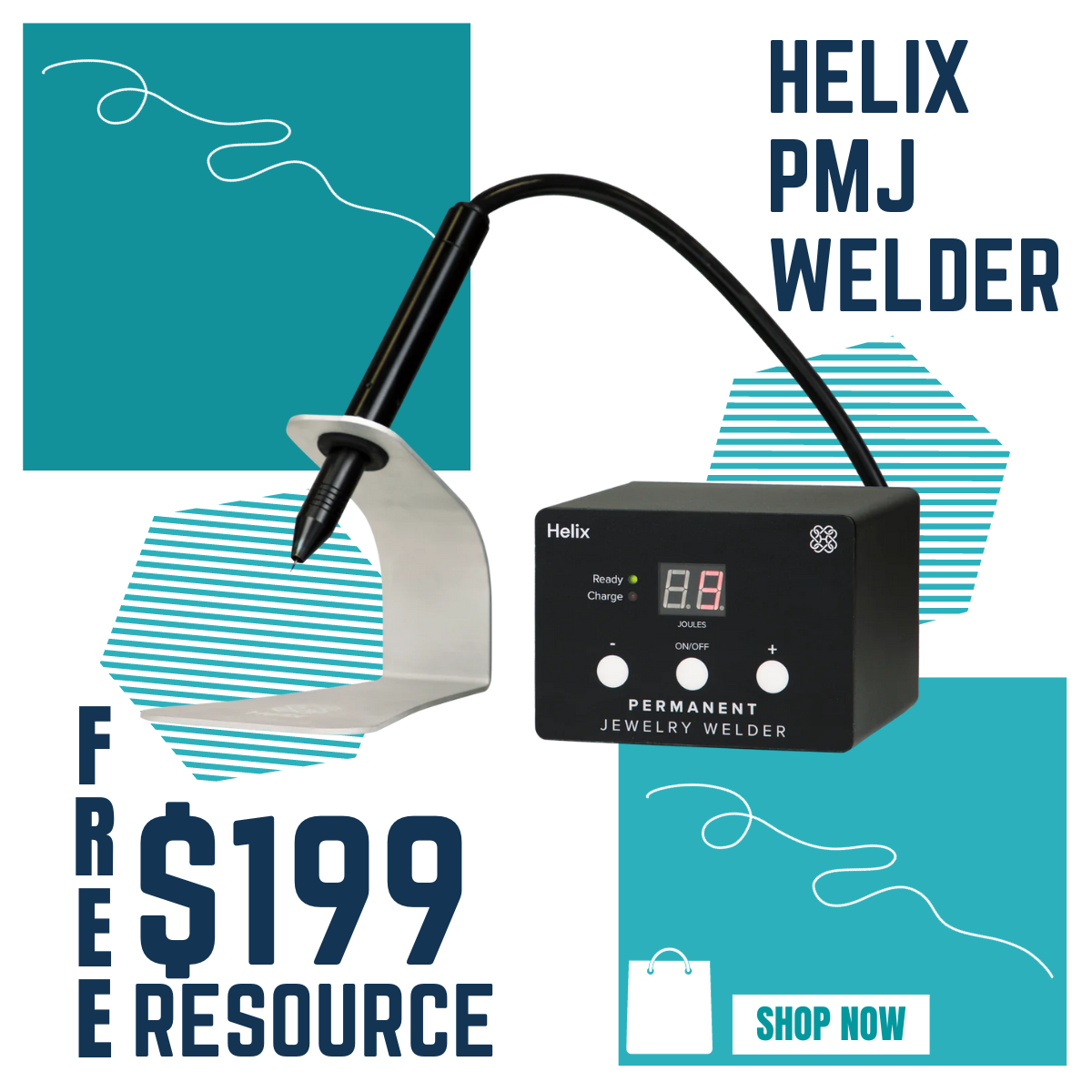 Helix Permanent Jewelry Welder: Machine & Accessories or with